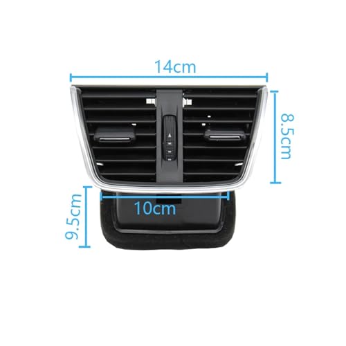 Panel salida aire central con flujo regulable para Skoda Octavia 2