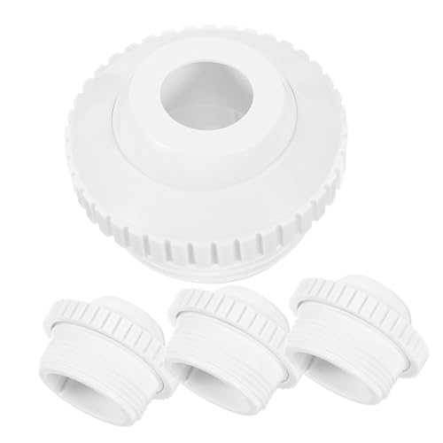 BESTonZON 4 Piezas Boquilla de Masaje para Piscina Accesorios de Salida de Agua Boquilla de Inlet y Outlet de Plástico Repuesto para SPA y Bañeras