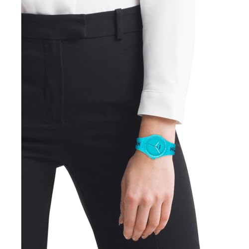 Image of Hugo #Lit for Her Qtz Basic Light Blue Round Dial Women's Watch|Blue Silicone Material|Blue Color Band - 1540166