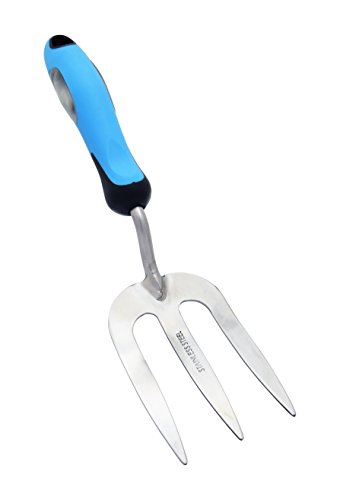 Spear & Jackson COLOURS3PSSS 3-teiliges Edelstahl-Gartenwerkzeug-Set – Pflanzkelle, Unkrautforke & Umpflanzkelle mit Tiefenanzeige… – Ansicht 3