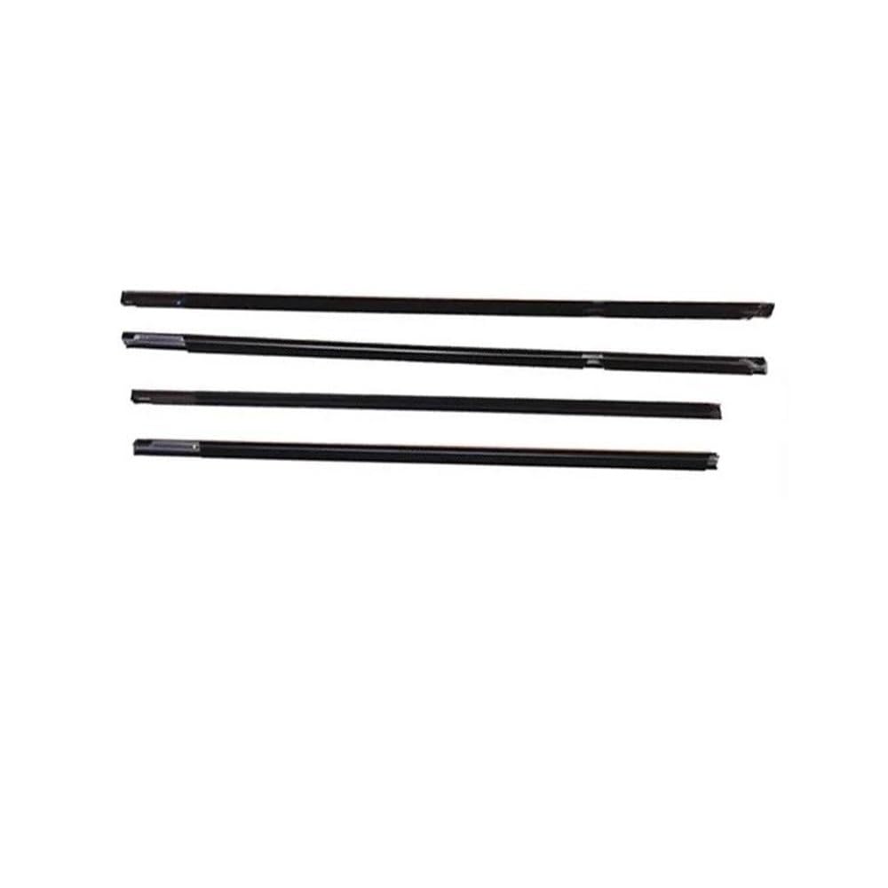 Sealing Strip 4PCS Car Outer Windows Rubber Weatherstrip Waterproof Pressure Strip Sealing Belt Moulding Trim for Chevrolet for Cruze 2009-2014