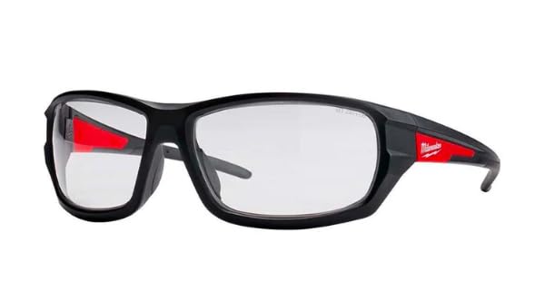 Performance Safety Glasses Clear Lens Anti Fog 4932471883, Black, One Size