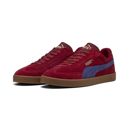 PUMA Zapatillas Club II Era Unisex 41, Dark Crimson Blue Crystal Red