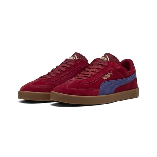 PUMA Zapatillas Club II Era Unisex 41, Dark Crimson Blue Crystal Red