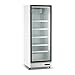 Ristoattrezzature - Frigorifero per Bevande - 1 Anta in Vetro - Vetrina Frigo Verticale per Bibite 59,5x65,5x179,5 cm - Illuminazione Led e Serratura - 0 +10 °C - Bianca - 380 Litri