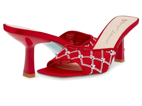 Sandale à talon Betsey Johnson EMM une création chic en rouge taille 41