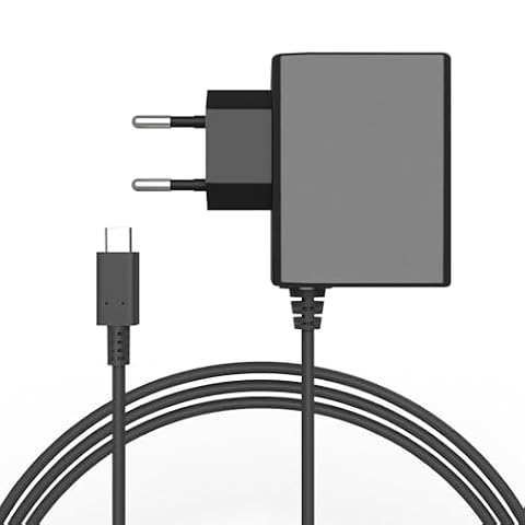 Zasilacz sieciowy do Nintendo Switch, ładowarka PD typu C, tryb TV, do Switch i innych urządzeń typu C, 5 V 2,4 A