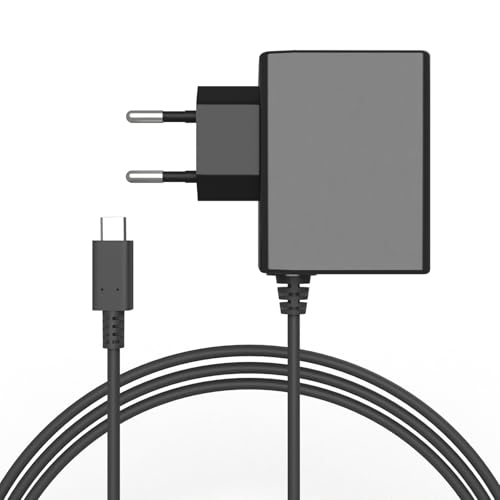 Zasilacz sieciowy do Nintendo Switch, ładowarka PD typu C, tryb TV, do Switch i innych urządzeń typu C, 5 V 2,4 A