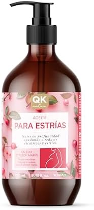 QKnatur - Aceite Antiestrías (250 ml). - Nutre e hidrata con Rosa...