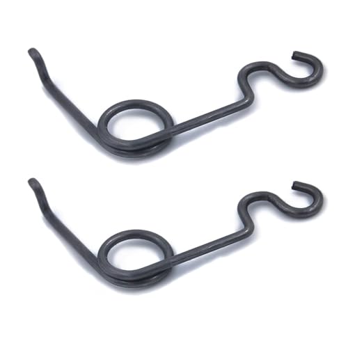 Fuel Door Lid Clip Spring Compatible with 2009-2014 F150 Gas Cap Door Cover Spring,Gas Tank Doors Cover Spring Repair Replacement 4L3Z-9927936-BA,4L3Z9927936BA,924801,924-801,9E5Z-5427936-A?2PCS?