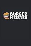  Burger Meister Hamburger ironie Grillen Bbq: Notizbuch 7x9