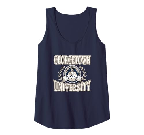 Georgetown Hoyas Stamp Laurels Officially Licensed Tank Top