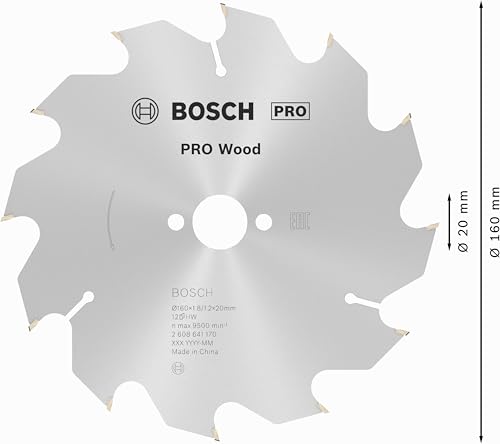 Lame de scie circulaire Optiline Wood 160 x 2016 x 1 8 mm 12 1pc - vue 5