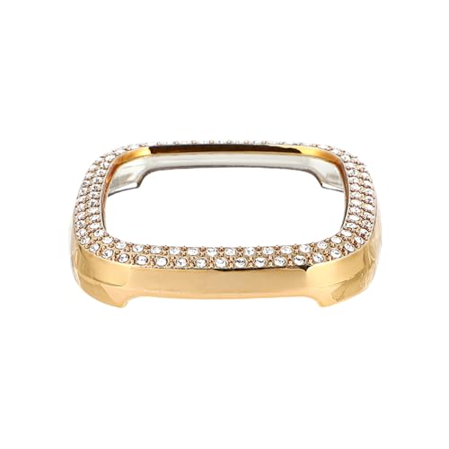 Hoement Case Smartwatch Accessories -proof Cover Rhinestone Watch Access to All Watch Features Watch Screen Protector 3 Watch Protector Watch Shell Fibit Diamond Tempered Film Bezel The Se