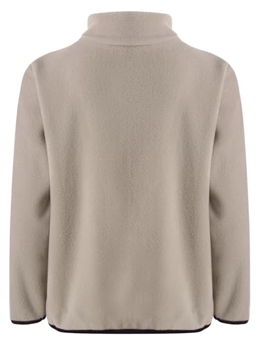 easyforever Kids Boys Girls Stand Collar Long Sleeve Fleece Jacket Full Zip Fall Winter Sherpa Coat Outwear with Pockets2