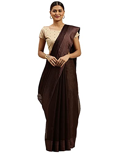 Image of AKHILAM Women's Casual Fancy net Solid Saree with Unstitched Blouse Piece(NIYATI44 M Parent)