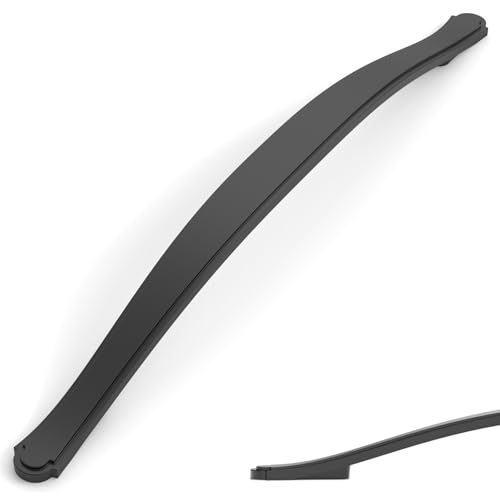 Amerdeco 10 Pack Matte Black Cabinet Pulls 7.5 Inch(192mm) Hole Center Drawer Pulls Cabinet Hardware Kitchen Cabinet Handles for Bathroom ZH0068