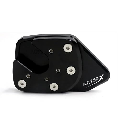 NC750X DCT NC 750X NC750 X 2014-2023 XADV 750 X-ADV750 �t�b�g�T�C�h�X�^���h�p�b�h�v���[�g�L�b�N�X�^���h�����L�΂��T�|�[�g����(Black 1)