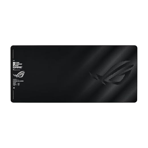 ASUS ROG Sheath II XXL Gaming-Mauspad (900 x 400 mm großes Mousepad, kühlendes Gewebe, optimierte Oberfläche für Esport und Gaming, ausfransungssichere, flach genähte Kanten, Schwarz)