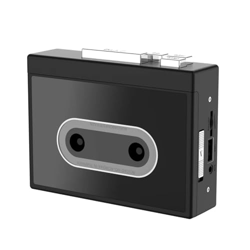 Reproductor de Cassettes Portátil para Radio Cassettes y Externas con Grabación USB Reproductor Portátil de Sonido