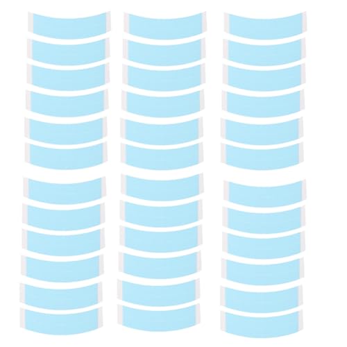 Bloepum 36Pc/Bag Super Strong Duo- Wig Double Tape Slitting Line Sided Adhesive Extension Hair Strips for Toupees/Lace Wig