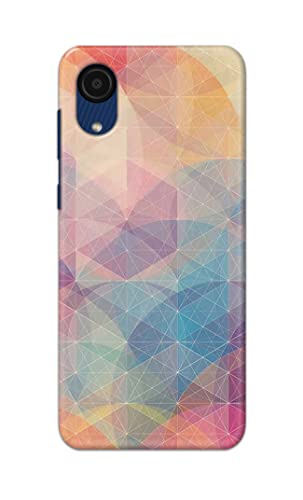Image of Printed Hard Back Cover Case for Samsung Galaxy A03 Core Back Cover (Crumpled Paper Design) -1803