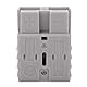 Solarstecker, Einfache Installation, Breite Anwendung, Fester Anschluss, Autobatterie-Stecker, Hohe Genauigkeit, 2-teilige Klemme für 16 mm² Kabel (Grey)