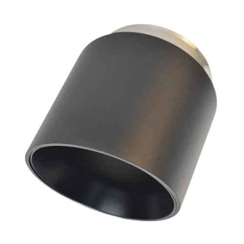 ENSAJRD Terminales Escape Tubo Escape Coche Entrada 76mm Cubierta Aluminio Biselado Negro Punta Silenciador para Mazda para CX-5 Cx-4 Cx-3
