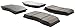 StopTech 309.05940 Sport Brake Pads with Shims