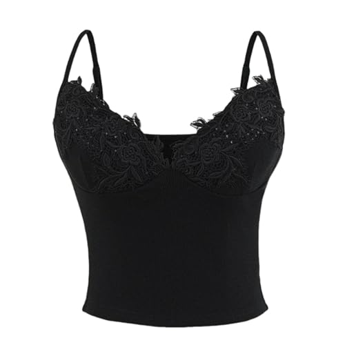 Débardeur camisole rembourré et ajouré pour un maintien optimal sans soutien-gorge