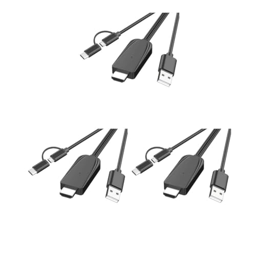 Adaptateur type C micro USB vers câble HDTV 2 m contre les écrans noirs