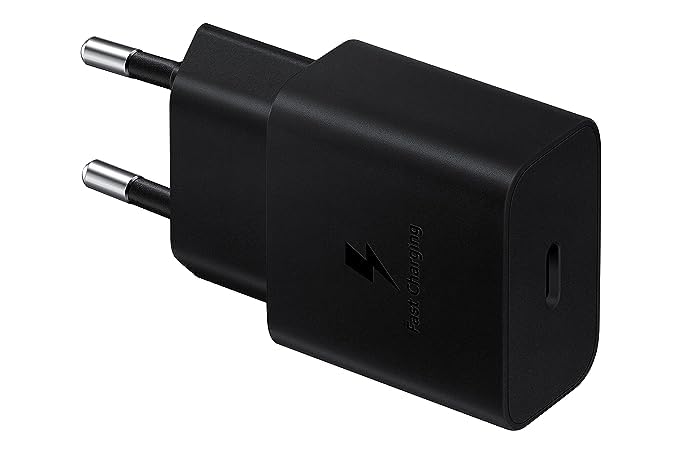 Image of etguuds Original Samsung Super Fast 15W Usb-C Super Fast Charger True 15W Fast Pd Charging Adapter Compatible For Samsung S /A /M /F Series Samsung M34 5G, M14 5G (Black)