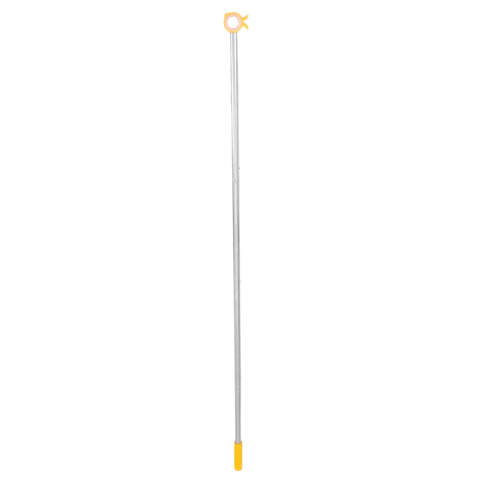 Baguette d'ouverture télescopique 1,52 m Uonlytech jaune pour puits de lumière et fenêtre