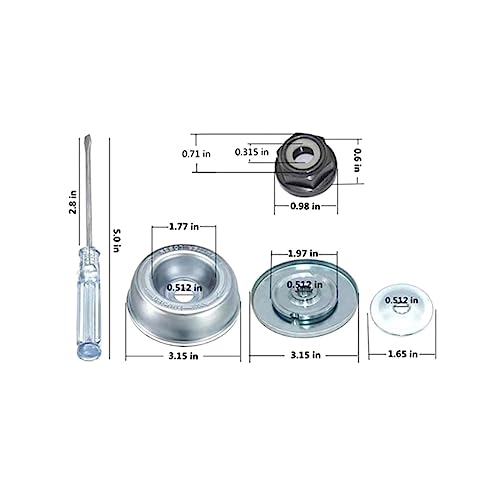 image for MYCENSE Lawnmover Blade Adapter Attachment Maintenance, Lawnmower Part