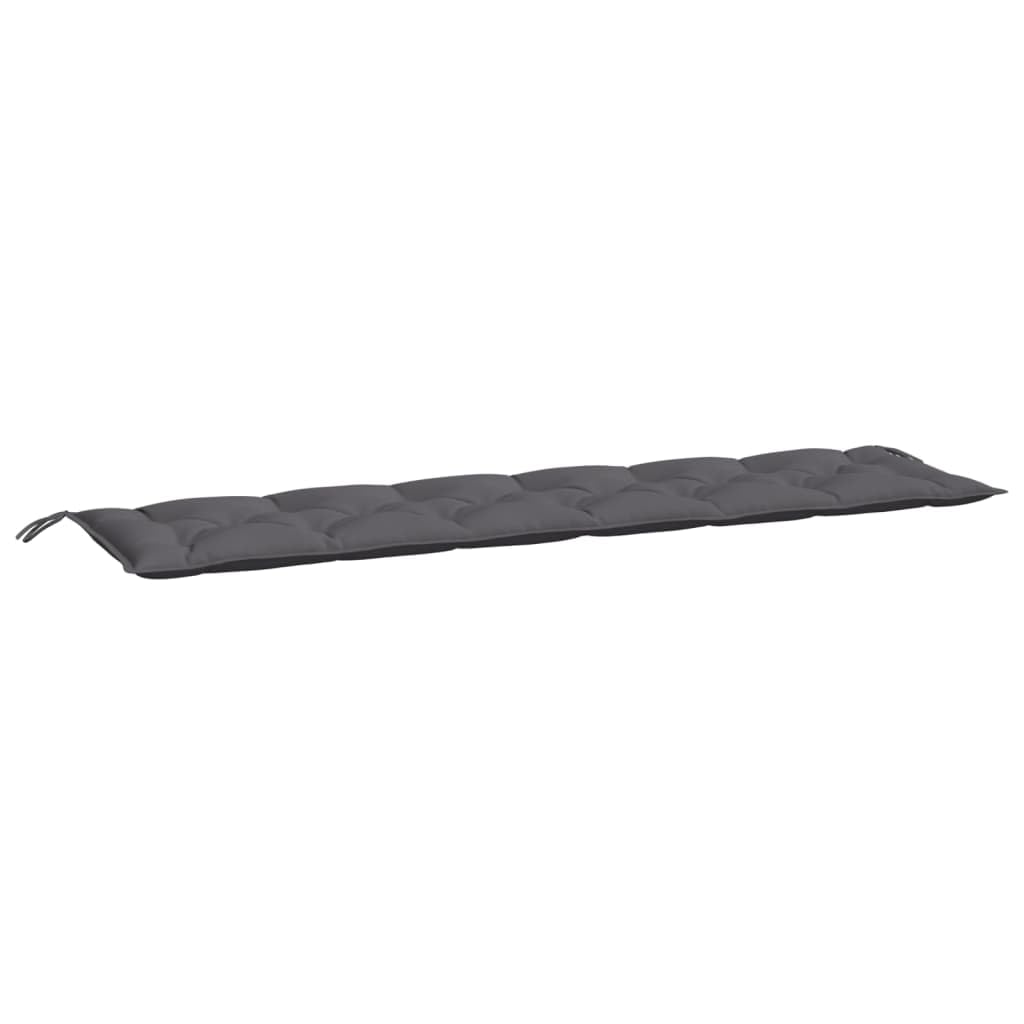 LAPOOH Cojines de Banco de jardín 2 uds Antracita 200x50x7 cm, Cojines Exterior Jardin, Cojines para Palets, Cojines Exterior, Cojines Sofa Exterior, Cojines Suelo - 361735