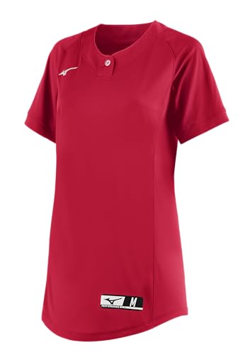 Maillot de softball femme Mizuno Nxt confort un bouton pour entrainement