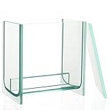 stonylab Glass Square TLC Developing Tank, Heavy Duty Borosilicate Chromatography TLC Developing Chamber with...