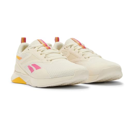 Reebok Nanoflex Tr 2, Zapatillas Mujer, Tiza True Pink Golden Haze, 39 EU