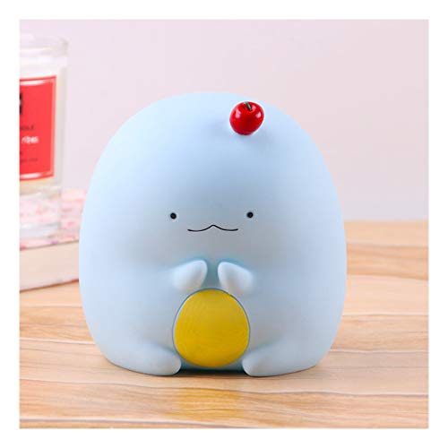 Piggy Bank Children's Gift Vinyl Piggy Bank Creative Piggy Bank Blue Coin Cans Cute Desktop Decoration Money Banks For Kids #TOP2