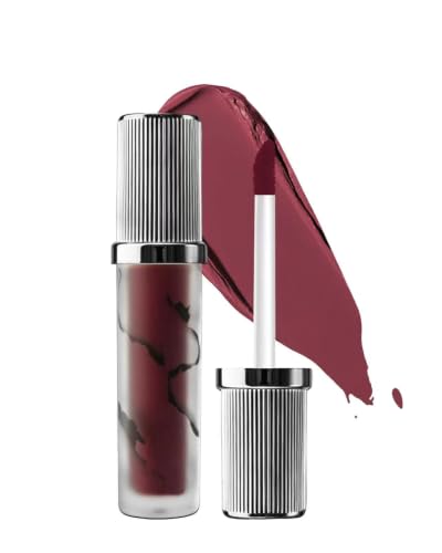 Image of Wine Rose Liquid Lipstick Matt, Highly Pigmented Long-Lasting Lip Gloss