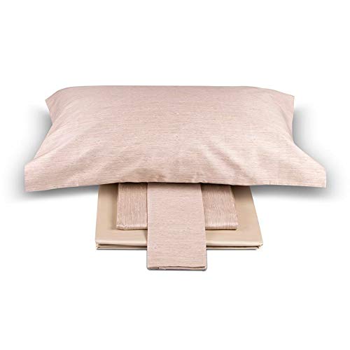 THEAILATI Svad Dondi - Juego de sábanas de 2 plazas, color arena