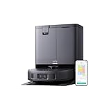 Anker Eufy (ユーフィ) X10 Pro Omni (ロボット掃除機) 【加圧式デュアル回転モップ搭載/自動ゴミ収集ステーション/モップの自動洗浄・乾燥機能付き/毛絡み除去システム/モップリフト/水拭き両用/AIマッピング 掃除経路確認/AIカメラ搭載 障害物回避/アプリ操作/落下・衝突防止】ブラック