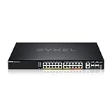 Zyxel 24-Port PoE Gigabit Switch | Nebula Cloud Managed/L3 Access | 16x PoE+ & 10x PoE++ @400W | 6x 10G Uplink (2x Copper + 4x SFP+) [XGS2220-30HP]