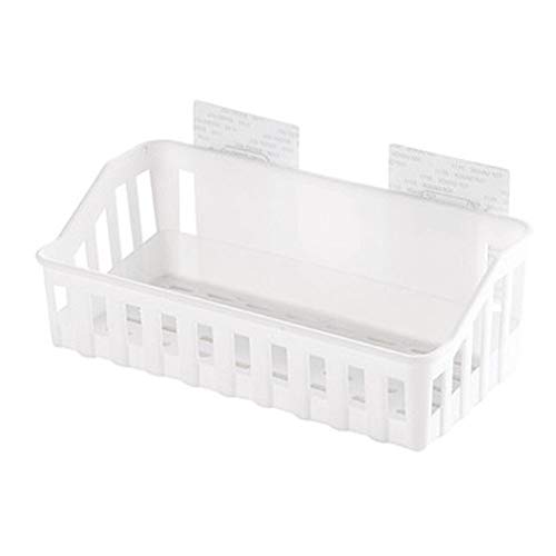 jieGorge Estante de almacenamiento de pared para cocina, baño, estante de almacenamiento para colgar en la esquina, organizador de cesta de limpieza, productos para el día de Navidad (C)