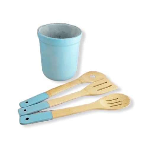 Kitchen Utensil Set and Holder Handmade Products