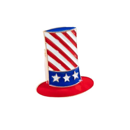 Image of USA Flag Brooch Pin Souvenir for United States of 2026 Veteran's Day Pin Patriotic Accessories Independence Day Decor Gifts for Sister
