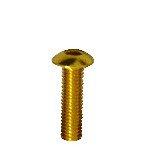 COPART M5 15mm Fairing Bolt Kit Screws Nuts Washers Mounting Kits for Motorcycle Windshield Windscreen Body Work,Yellow