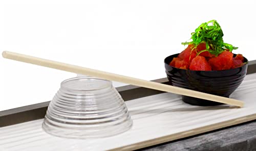 Cmjj Gourmet Inc. PLA-052438NR 50 Pack 3 Oz. Asian-Style Black Mini Plastic Bowl For Appetizer Bowls And Disposable Dessert Bowls Professional-Grade Recyclable Disposable Mini Dessert Cup thumb #5