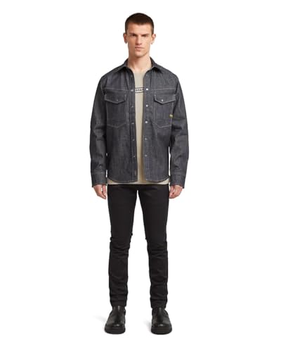 G-STAR Raw - Mens Skinny Chino 3.0, Color Dk Black, Size: 38W x 36L3