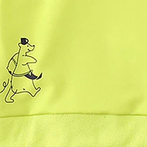 Image of Hopscotch Boys Animal Print Full-Sleeve Sweatshirt in Yellow Color